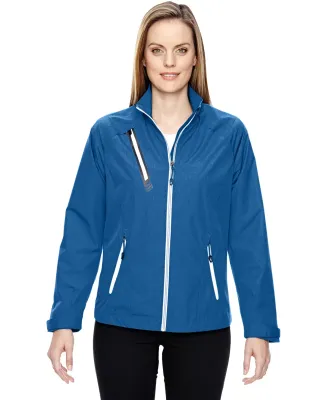 78694 Ash City - North End Sport Red Ladies' Frequency Lightweight Mélange Jacket NAUTICL BLUE 413
