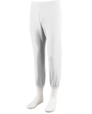 Augusta Sportswear 804 Youth Pull-Up Softball/Baseball Pant White