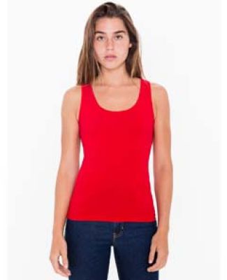8308 American Apparel Cotton Spandex Tank Top Red (Discontinued)