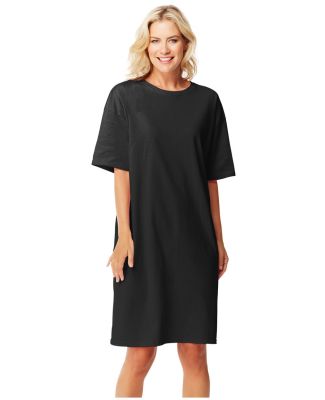 Hanes 5660 Women's Wear Around Tee Black