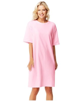 Hanes 5660 Women's Wear Around Tee Pale Pink