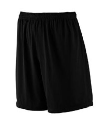 Augusta Sportswear 842 Tricot Mesh Short/Tricot Lined Black