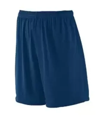 Augusta Sportswear 843 Youth Tricot Mesh Short/Tricot Lined Navy
