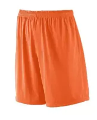 Augusta Sportswear 843 Youth Tricot Mesh Short/Tricot Lined Orange