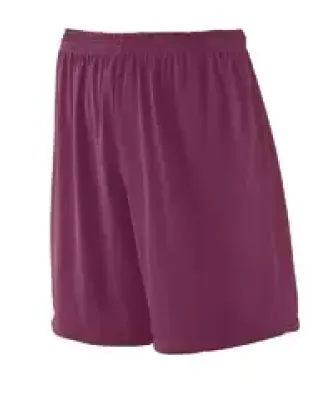 Augusta Sportswear 843 Youth Tricot Mesh Short/Tricot Lined Maroon
