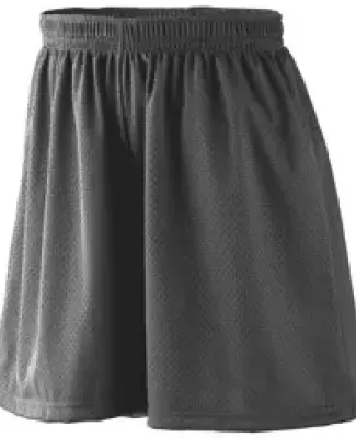 Augusta Sportswear 859 Girls' Tricot Mesh Short Black