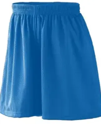 Augusta Sportswear 859 Girls' Tricot Mesh Short Royal