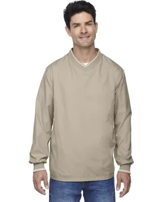 North End 88132 Adult V-Neck Unlined Wind Shirt PUTTY