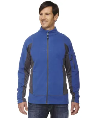 North End 88198 Men's Generate Textured Fleece Jacket NAUTICAL BLUE