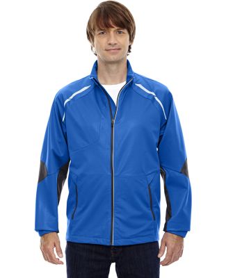 88654 Ash City - North End Sport Red Men's Dynamo Three-Layer Lightweight Bonded Performance Hybrid Jacket OLYMPIC BLUE