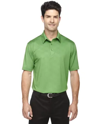 88659 Ash City - North End Sport Red Men's Maze Performance Stretch Embossed Print Polo VALLEY GREEN