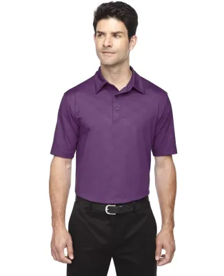 88659 Ash City - North End Sport Red Men's Maze Performance Stretch Embossed Print Polo MULBERRY PURPLE