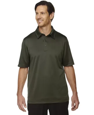 88803 Ash City - North End Sport Red Men's Exhilarate Coffee Charcoal Performance Polo with Back Pocket OAKMOSS