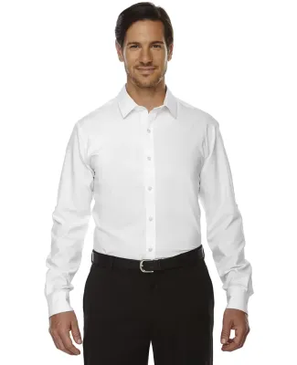 88804 Ash City - North End Sport Red Men's Rejuvenate Performance Shirt with Roll-Up Sleeves WHITE