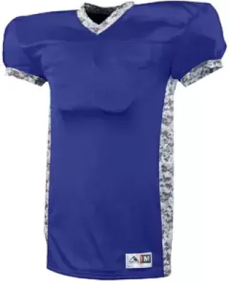 Augusta Sportswear 9550 Dual Threat Jersey Purple/ White Digi