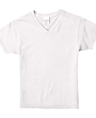 C3099 Comfort Colors Drop Ship Ladies' 4.8 oz. Garment-Dyed V-Neck T-Shirt WHITE