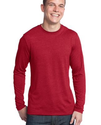 District Young Mens Textured Long Sleeve Tee DT171