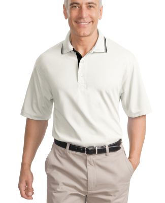 Port Authority Rapid Dry153 Polo with Contrast Trim K456 Winter White/ Black