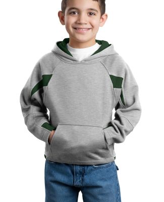 Sport Tek Youth Color Spliced Pullover Hooded Sweatshirt Y266