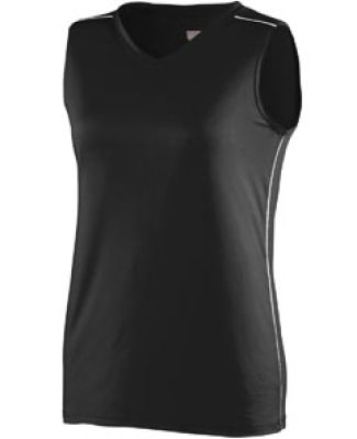 Augusta Sportswear 1350 Women's Storm Jersey Black/ White