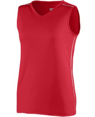 Augusta Sportswear 1350 Women's Storm Jersey Red/ White