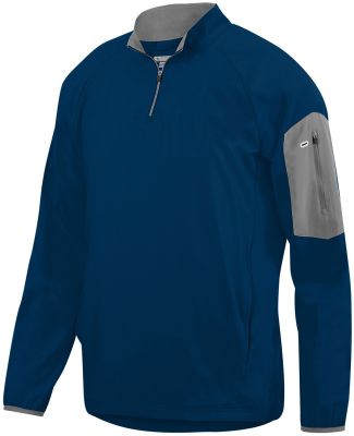 Augusta Sportswear 3311 Preeminent Half-Zip Pullover Navy/ Graphite