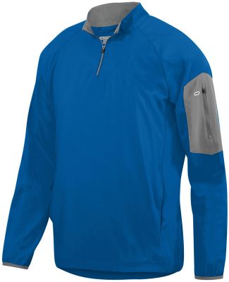 Augusta Sportswear 3311 Preeminent Half-Zip Pullover Royal/ Graphite