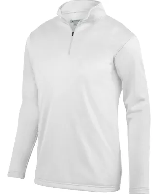 Augusta Sportswear 5507 Wicking Fleece Quarter-Zip Pullover White