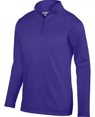 Augusta Sportswear 5507 Wicking Fleece Quarter-Zip Pullover Purple