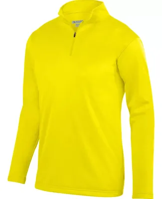Augusta Sportswear 5507 Wicking Fleece Quarter-Zip Pullover Power Yellow
