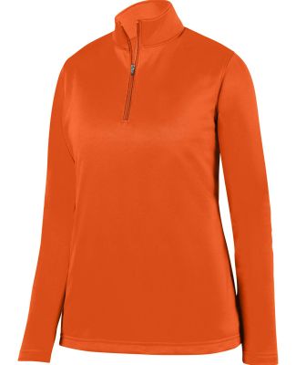 Augusta Sportswear 5509 Women's Wicking Fleece Quarter-Zip Pullover Orange