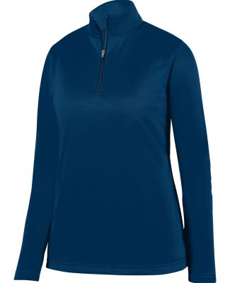 Augusta Sportswear 5509 Women's Wicking Fleece Quarter-Zip Pullover Navy