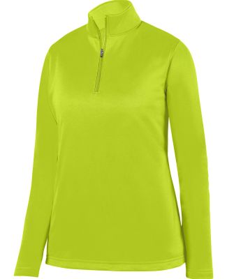 Augusta Sportswear 5509 Women's Wicking Fleece Quarter-Zip Pullover Lime