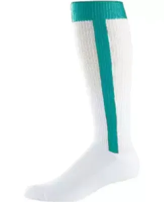 Augusta Sportswear 6010 Baseball Stirrup Socks- Intermediate Teal