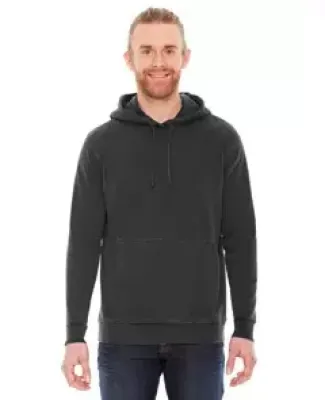 AP207 Authentic Pigment Unisex French Terry Hoodie BLACK