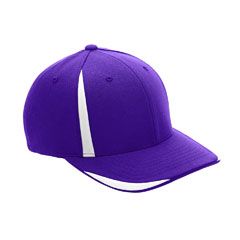 Flexfit ATB102 Adult Pro-Formance® Front Sweep Cap SP PURPLE/ WHITE