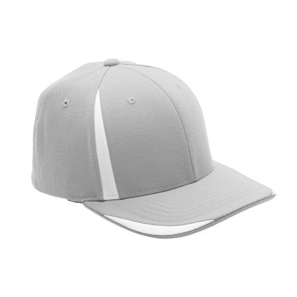 Flexfit ATB102 Adult Pro-Formance® Front Sweep Cap SP SILVER/ WHITE