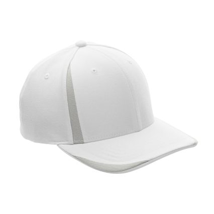 Flexfit ATB102 Adult Pro-Formance® Front Sweep Cap WHITE/ SP SILVER