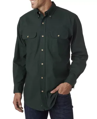 BP7005 Backpacker Men's Solid Flannel Shirt PINE