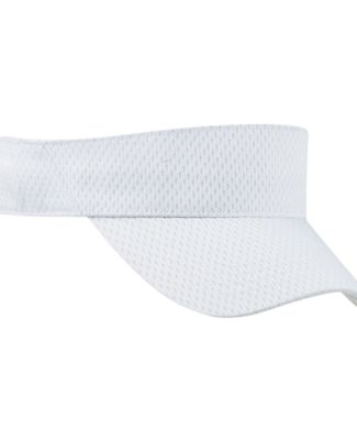 BX022 Big Accessories Sport Visor with Mesh WHITE