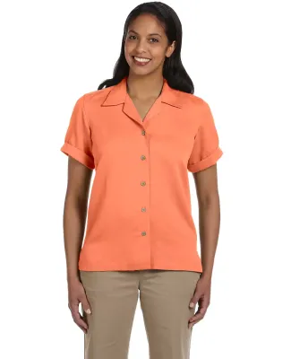 D670W Devon & Jones Ladies’ Isla Camp Shirt Tangerine