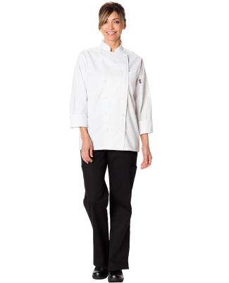 Dickies DC413 Laidies' Executive Chef Coat WHITE