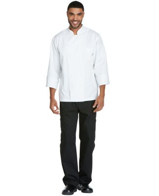 Dickies DC41B Unisex Executive Chef Coat WHITE