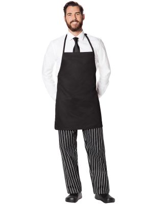 Dickies DC52 Bib Apron with Adjustable Neck BLACK