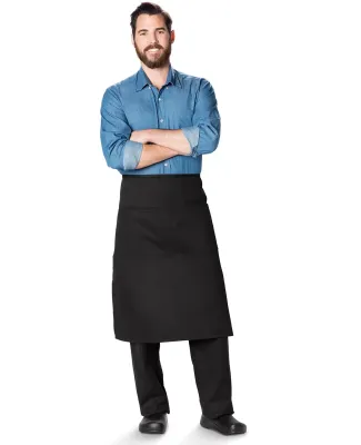 Dickies DC58 Full Bistro Waist Apron with 2 Pockets BLACK