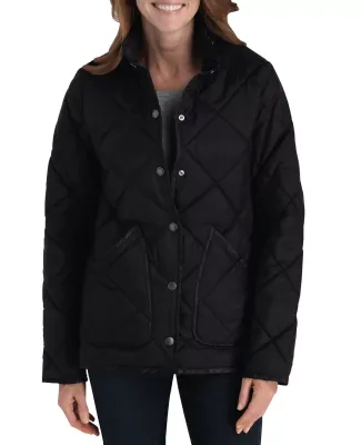 Dickies Workwear FJ242 Ladies' Diamond Quilted Nylon Jacket BLACK