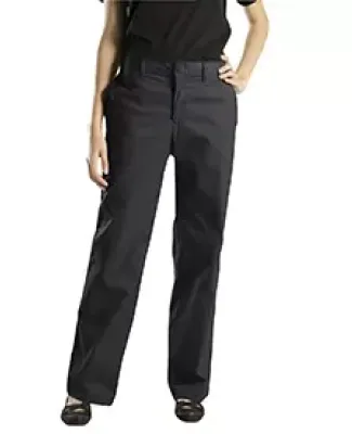 Dickies Workwear FP221 6.75 oz. Women's Premium Flat Front Pant BLACK _02