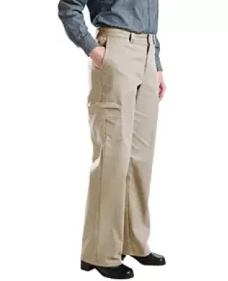 Dickies Workwear FP223 6.75 oz. Women's Premium Cargo/Multi-Pocket Pant KHAKI _04