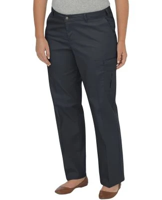 Dickies Workwear FPW2372 Ladies' Premium Relaxed Plus-Size Straight Cargo Pant DARK CHARCOAL