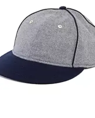 Alternative H0105H Wagner Old Time Shortbill Ball Cap ASH/ NAVY